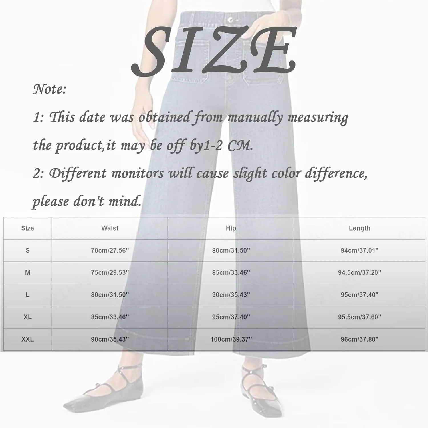 FZVYD Wide Leg Cropped Jeans for Women Trendy High Waisted Crossover Boyfriend Jeans Baggy Stretchy Denim Trousers 2024