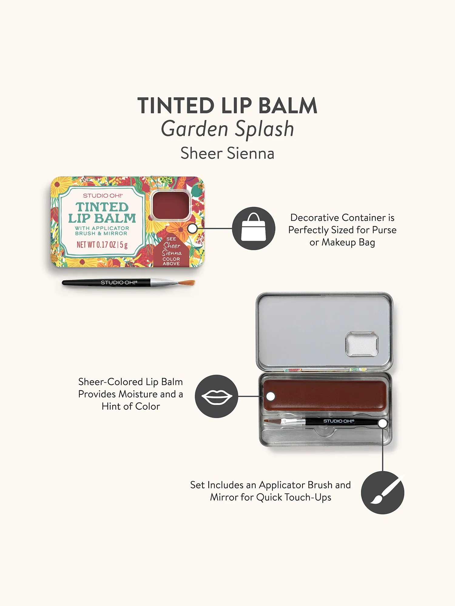 Garden Splash Tinted Lip Balm