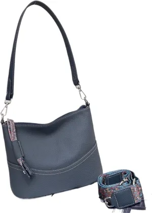 Genuine Leather Shoulder Bucket, Ladies' Commuting Underarm Bag