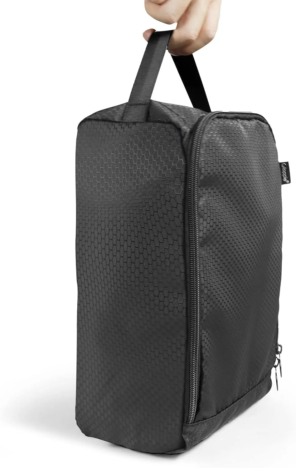 Gloppie Shoe Bags for Travel Shoe Pouch Portable Large Shoes Storage Bag (2 PACK) for Men Women Shoe Organizer Shoe Packing Cubes Gym Sport Must Have for Business Trip Bolsa de Zapatos Black