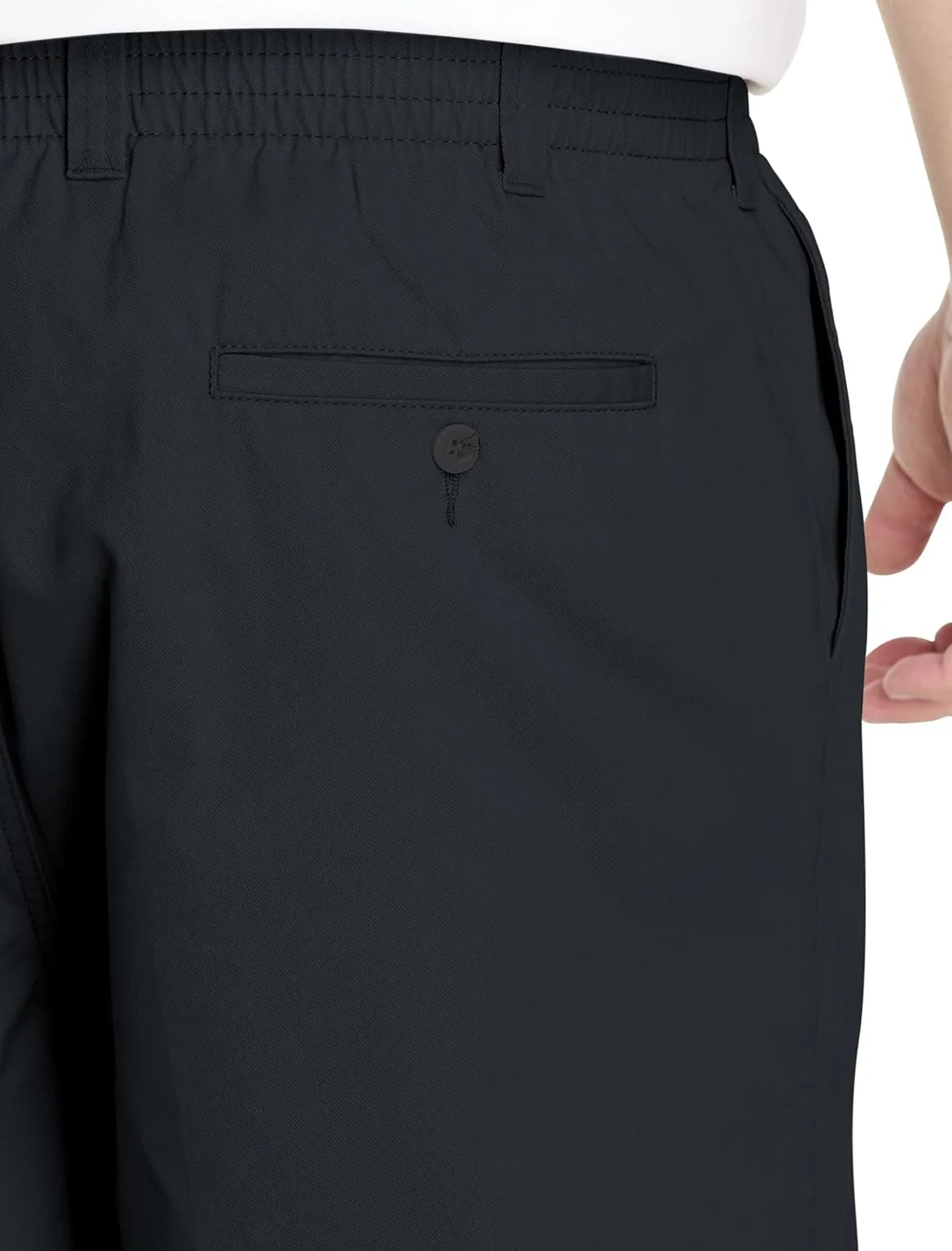 Harbor Bay by DXL Men's Big and Tall Elastic-Waist Cotton Shorts