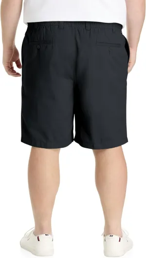 Harbor Bay by DXL Men's Big and Tall Elastic-Waist Cotton Shorts