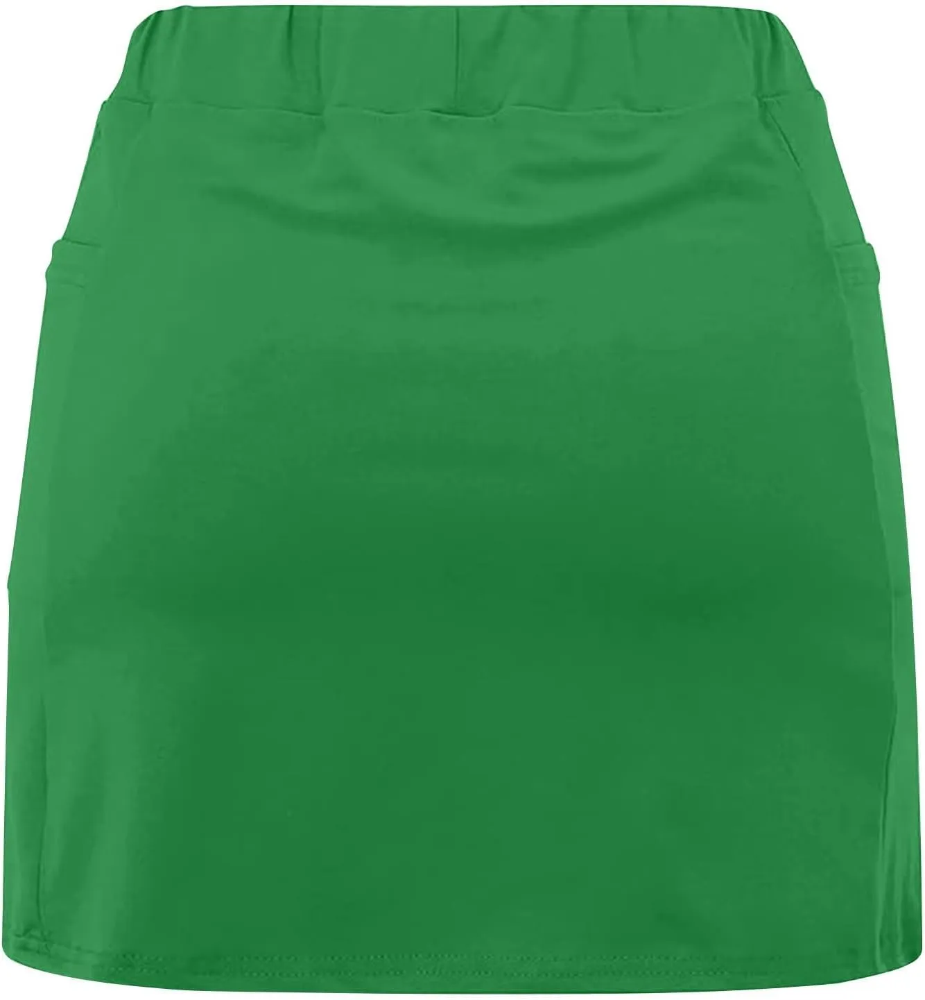 High Waisted Tennis Skirt for Women with Inner Shorts Plus Size Athletic Skorts Solid Casual Workout Built-in Shorts