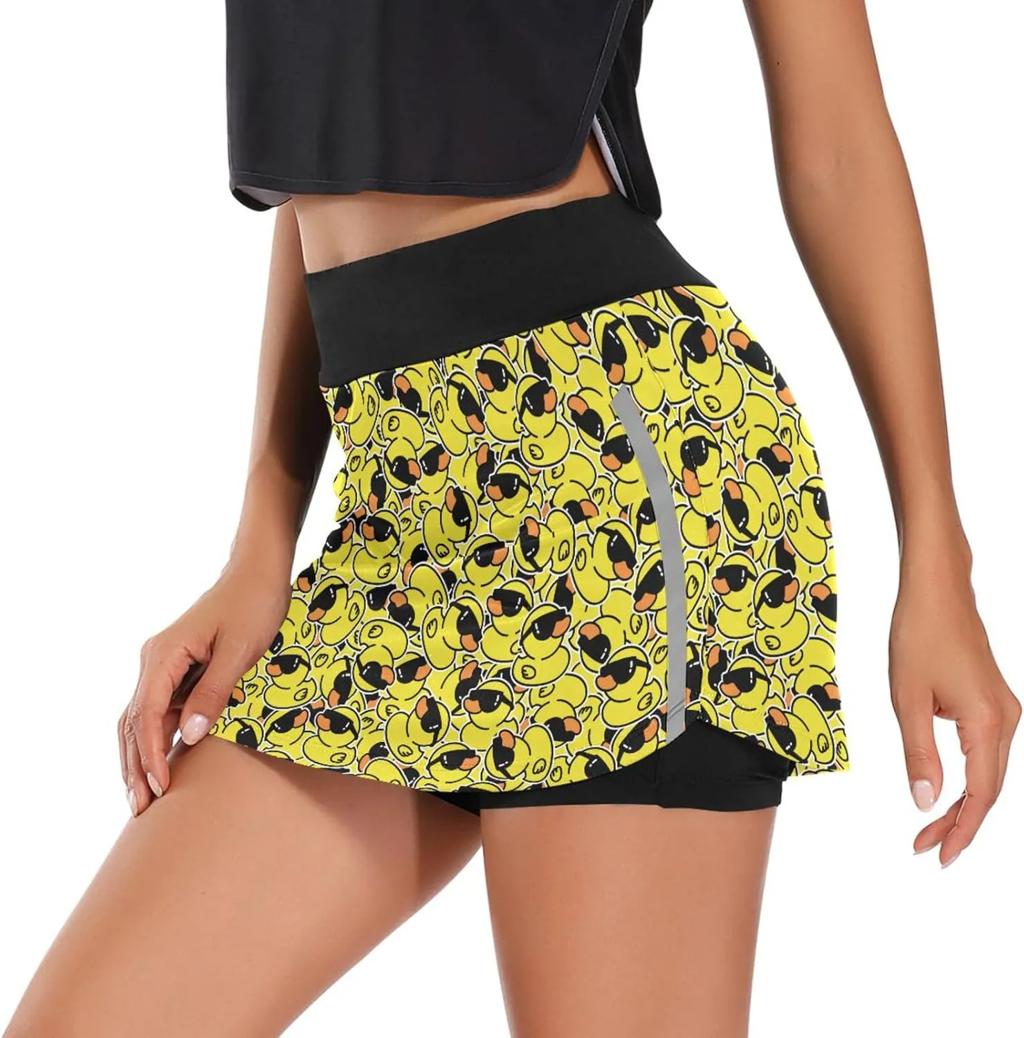 J JOYSAY Unicorns Woman Tennis Skirts with Pockets Athletic Golf Skorts Quick Dry