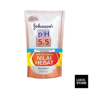 Johnsons PH5.5 Nourishing Body Wash With Almond Oil 500ml Twin Pack