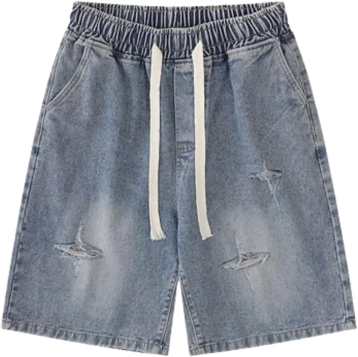 Jorts Women Baggy Vintage Acid Wash Jean Shorts Grunge Fashion Casual Wide Leg Y2K Pants Streetwear Men Unisex