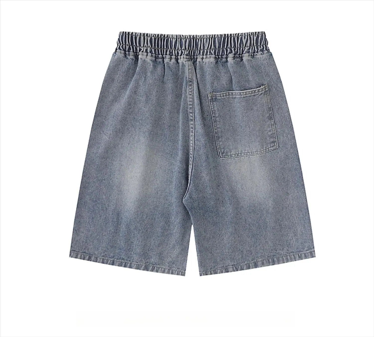Jorts Women Baggy Vintage Acid Wash Jean Shorts Grunge Fashion Casual Wide Leg Y2K Pants Streetwear Men Unisex