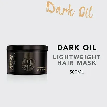 Light nourishing hair mask Dark Oil 500 ml, Sebastian Professional