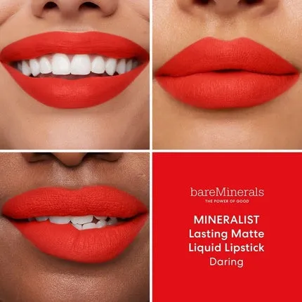 Liquid matte lipstick Mineralist Lasting Matte Liquid Lipstick 3.5 ml Daring, Bareminerals