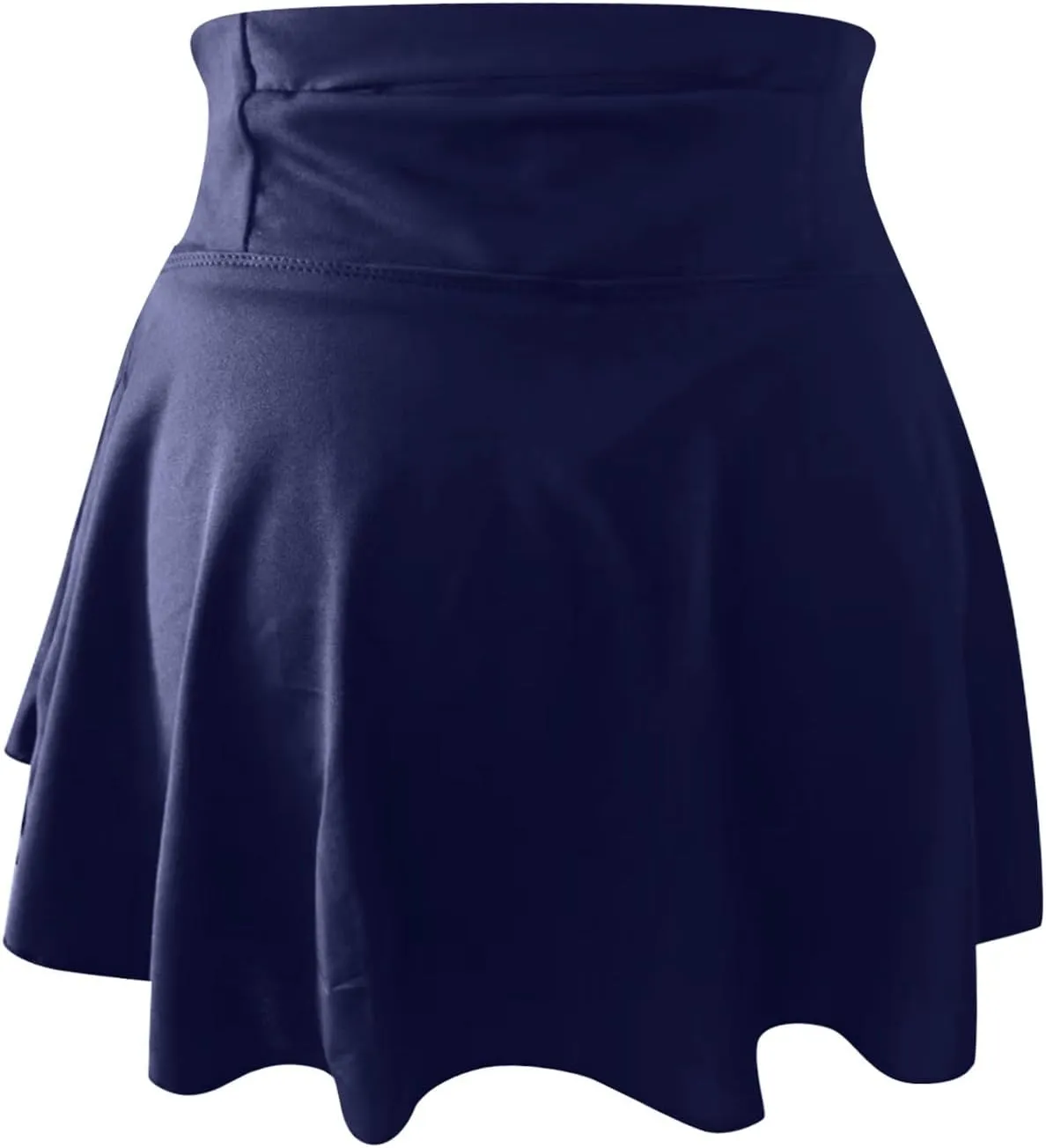 Litetao Tennis Skirts with Shorts Underneath for Women High Waisted Shorts Skirts Comfy Solid Summer Athletic Yoga Culottes
