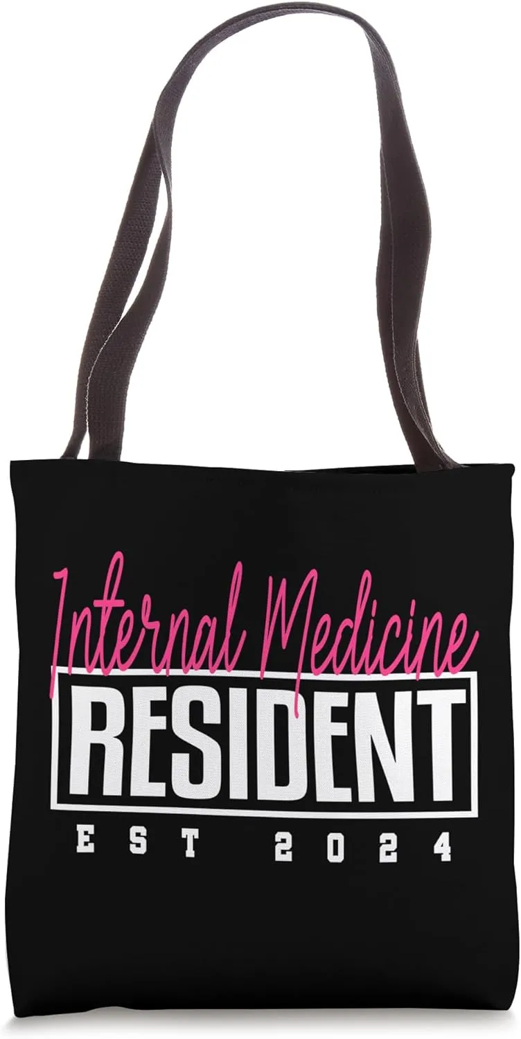 Match Day 2024 Internal Medicine Resident Residency Doctor Tote Bag