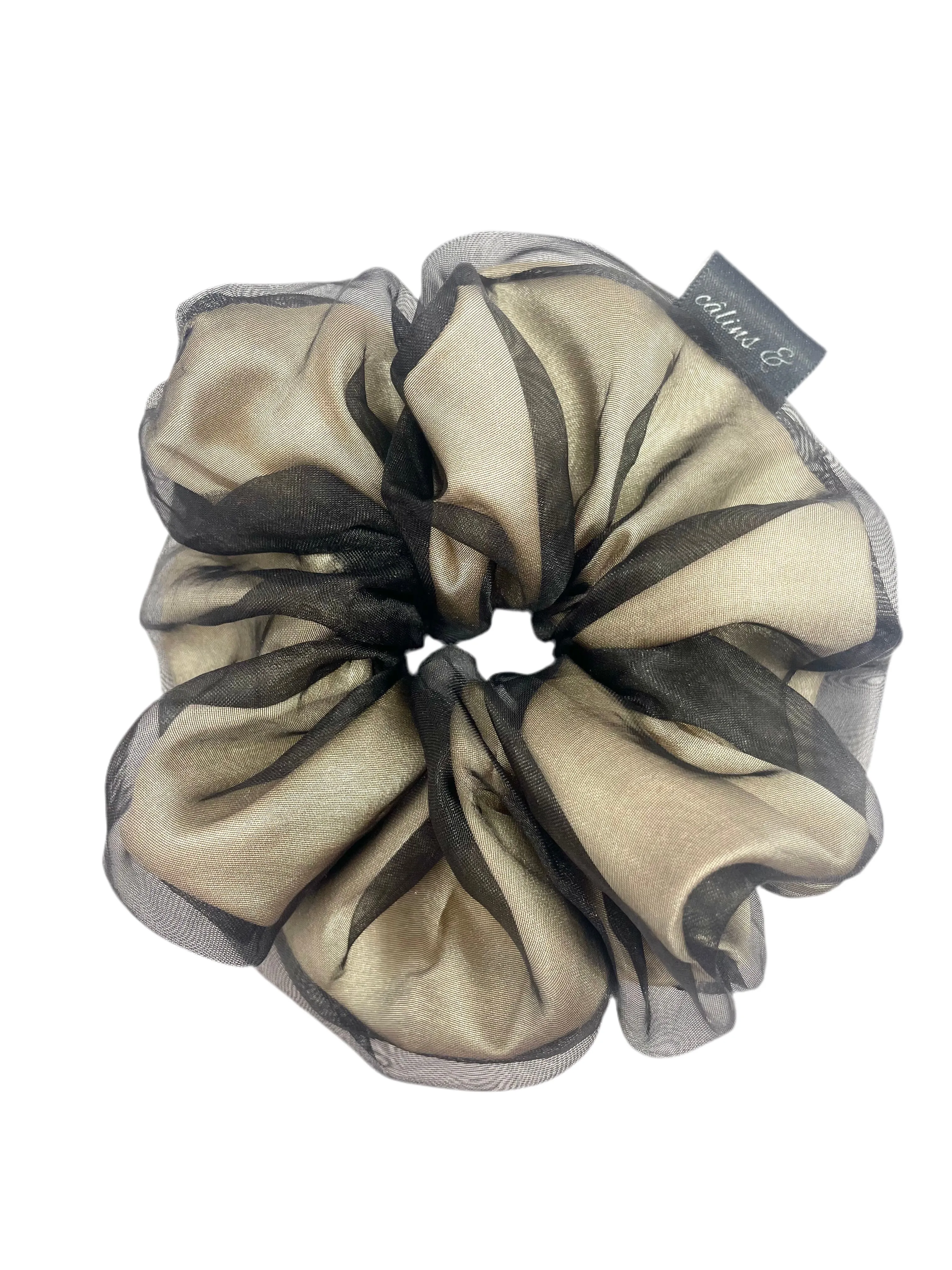 Matte Black Organza
