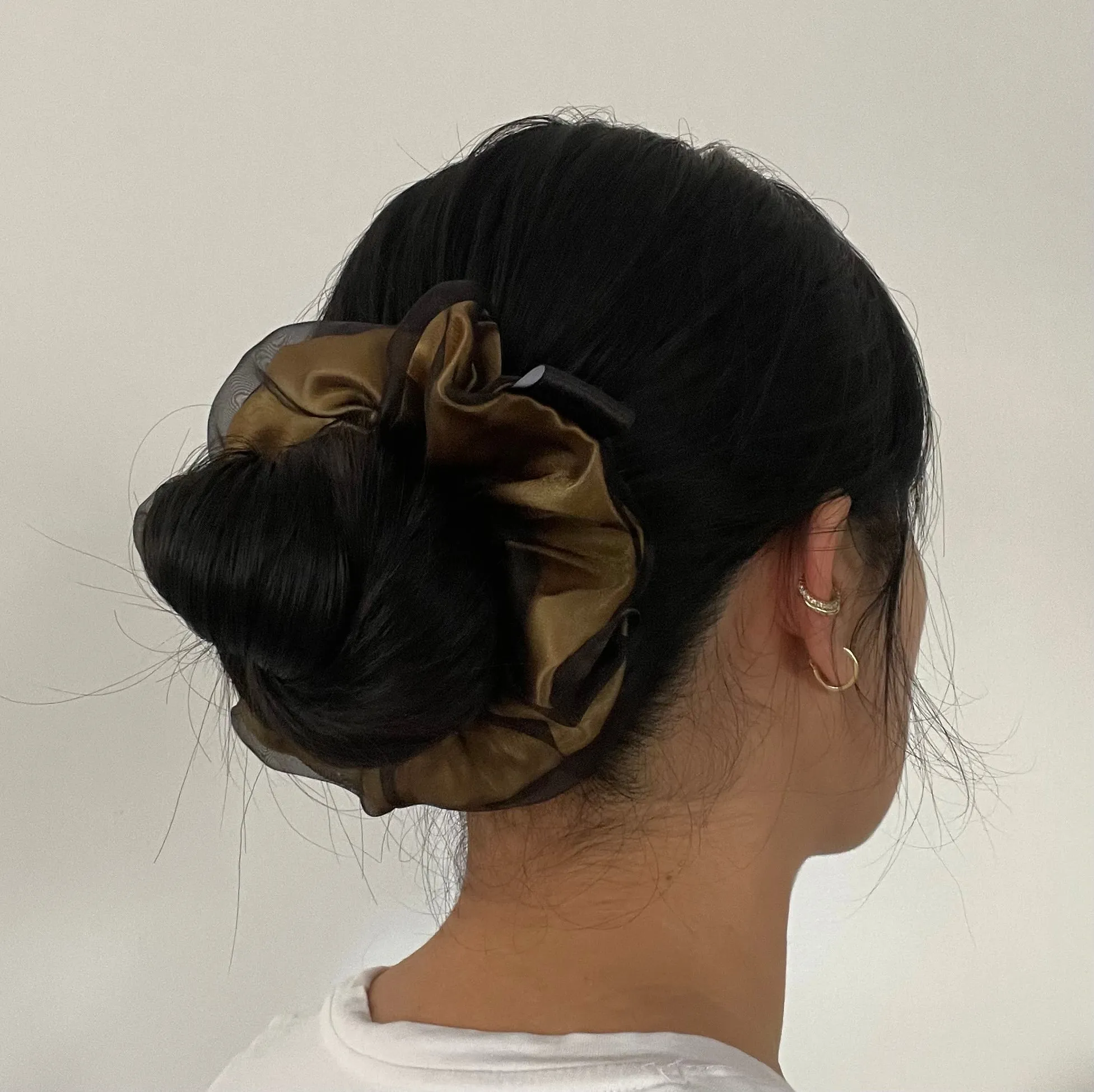 Matte Black Organza