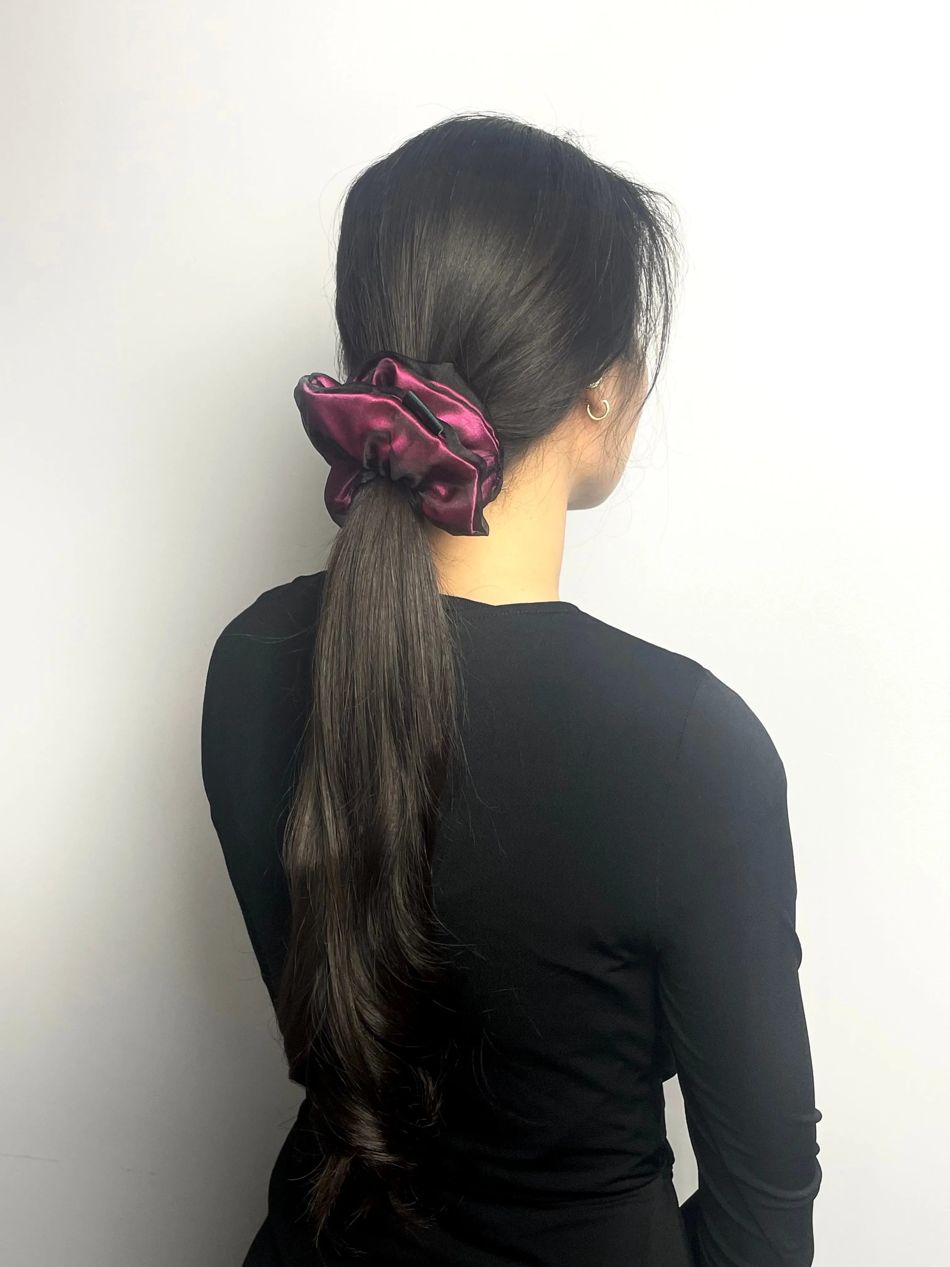 Matte Black Organza