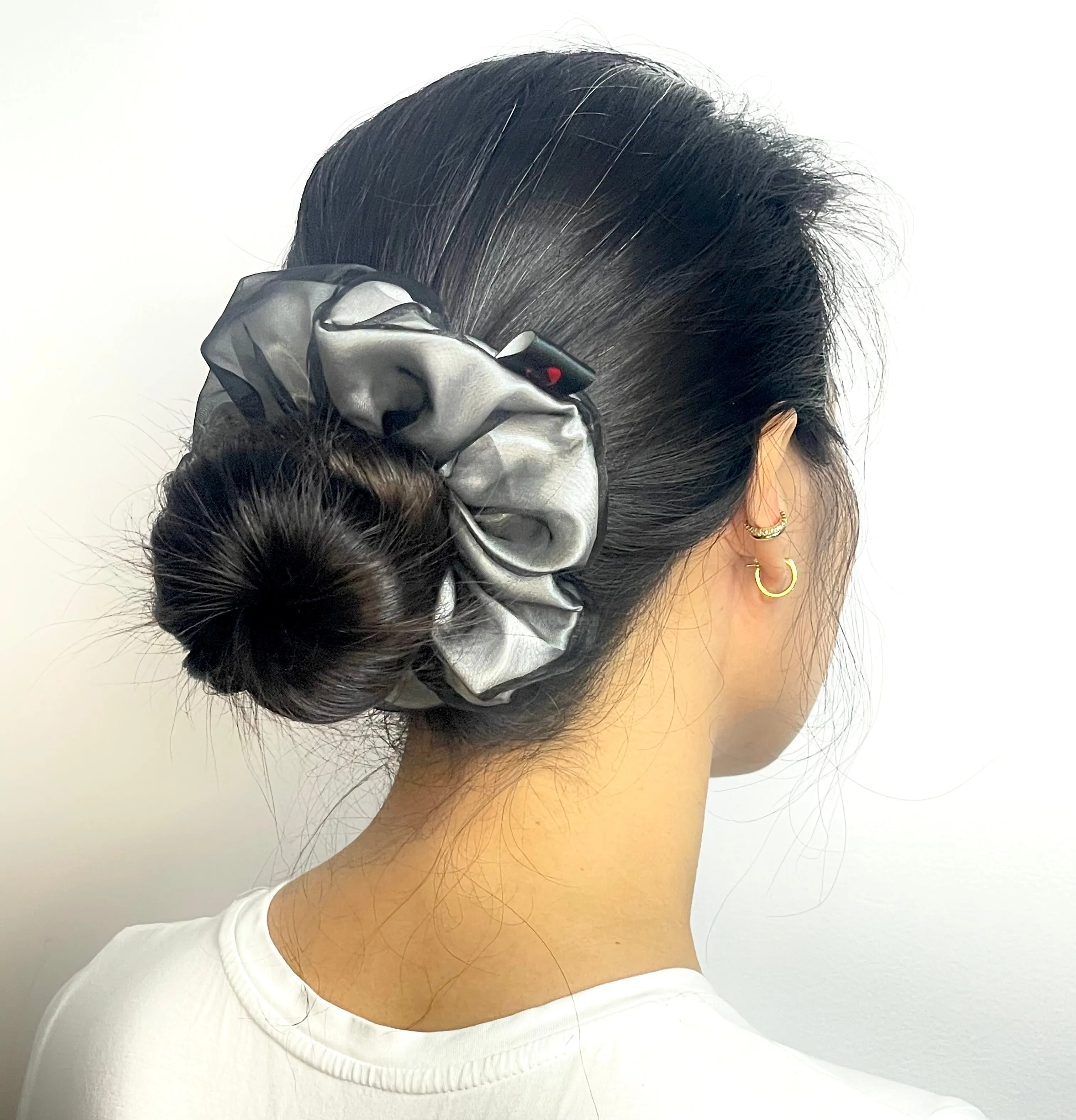 Matte Black Organza