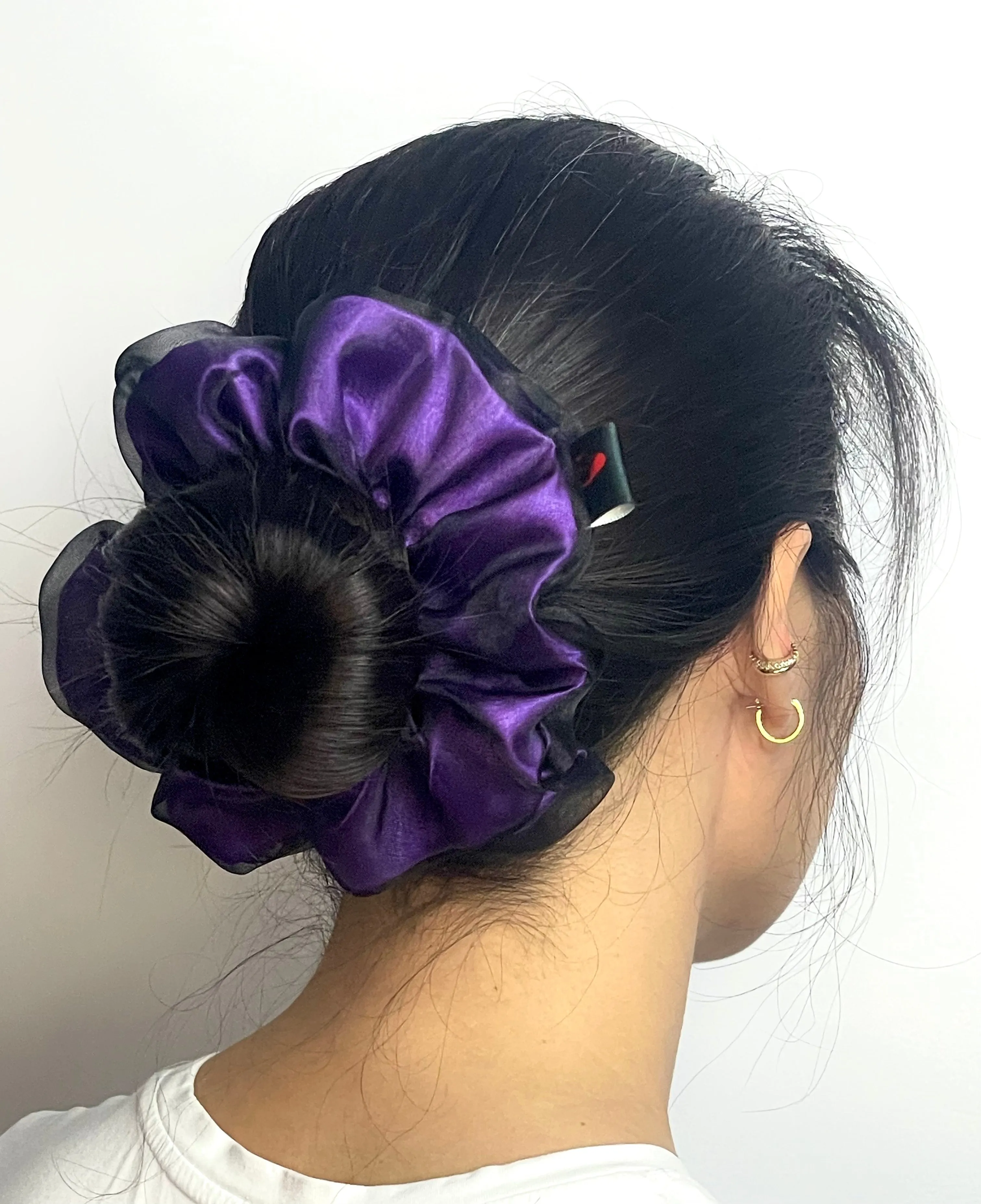 Matte Black Organza
