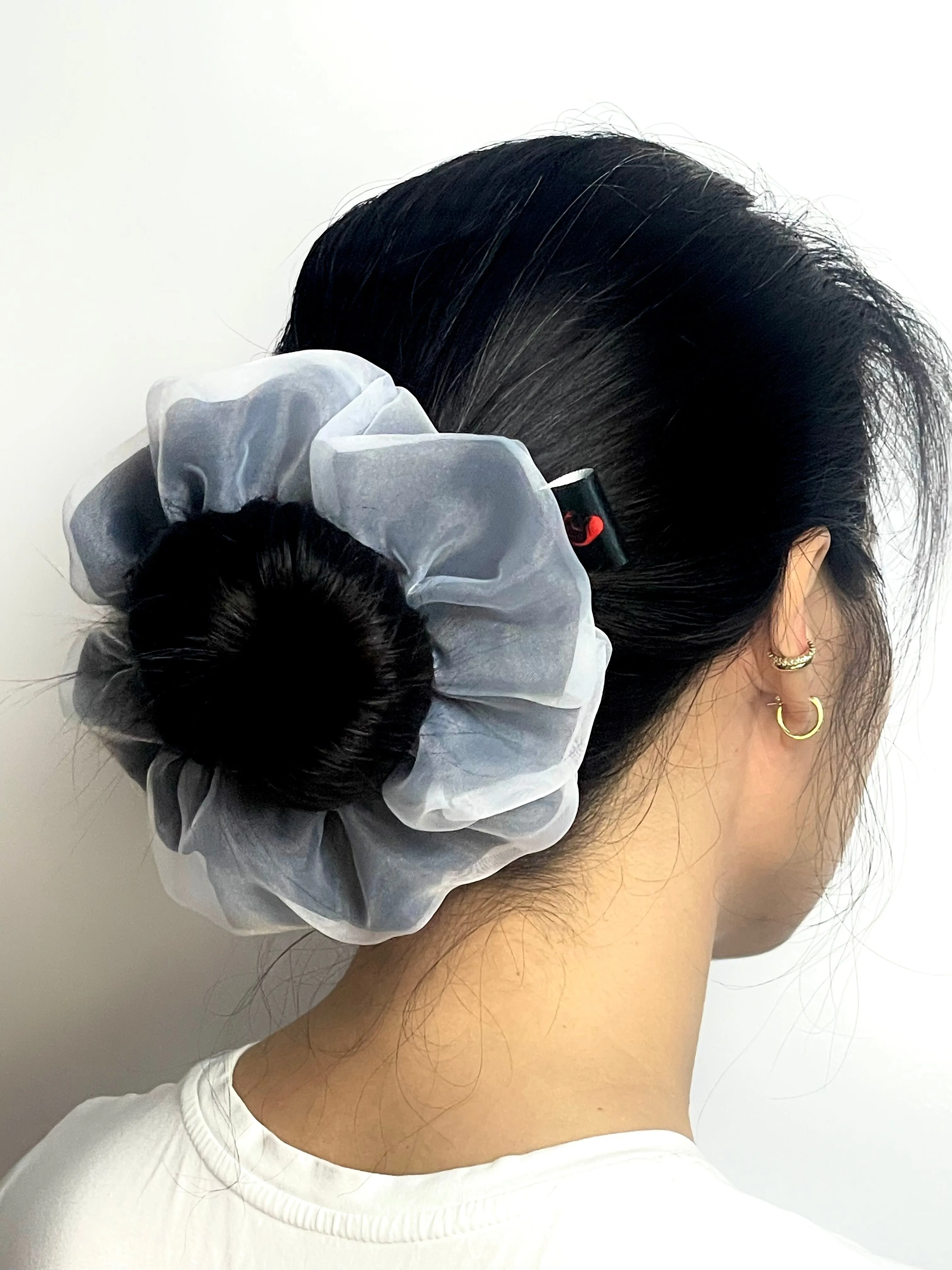Matte White Organza