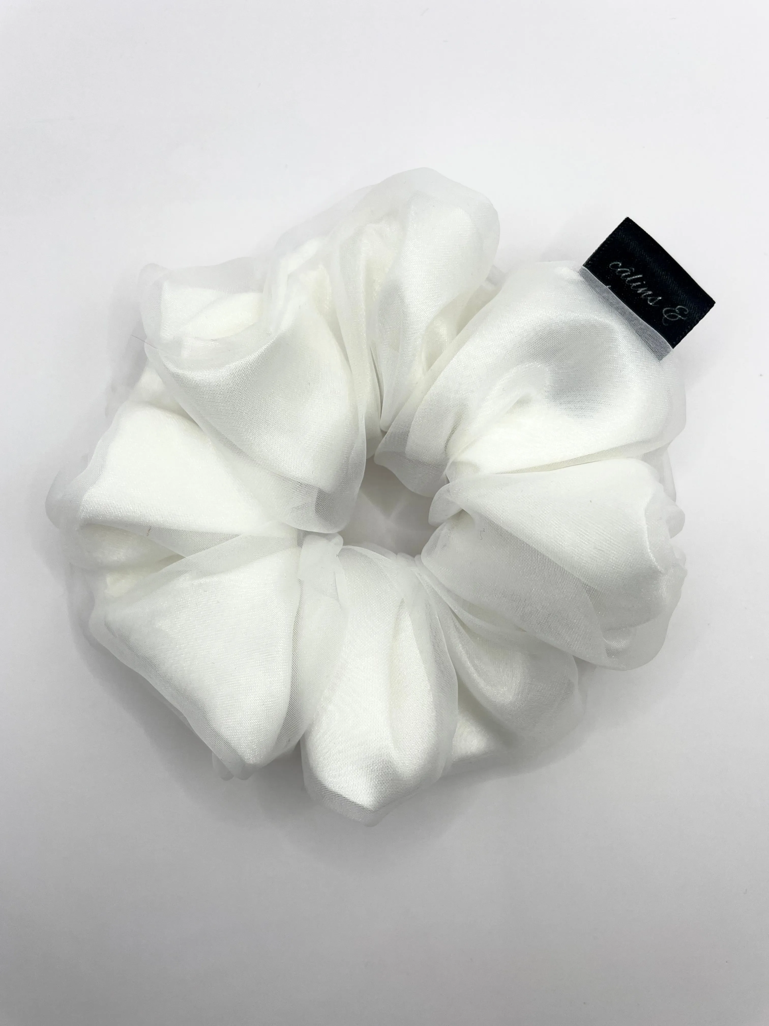 Matte White Organza