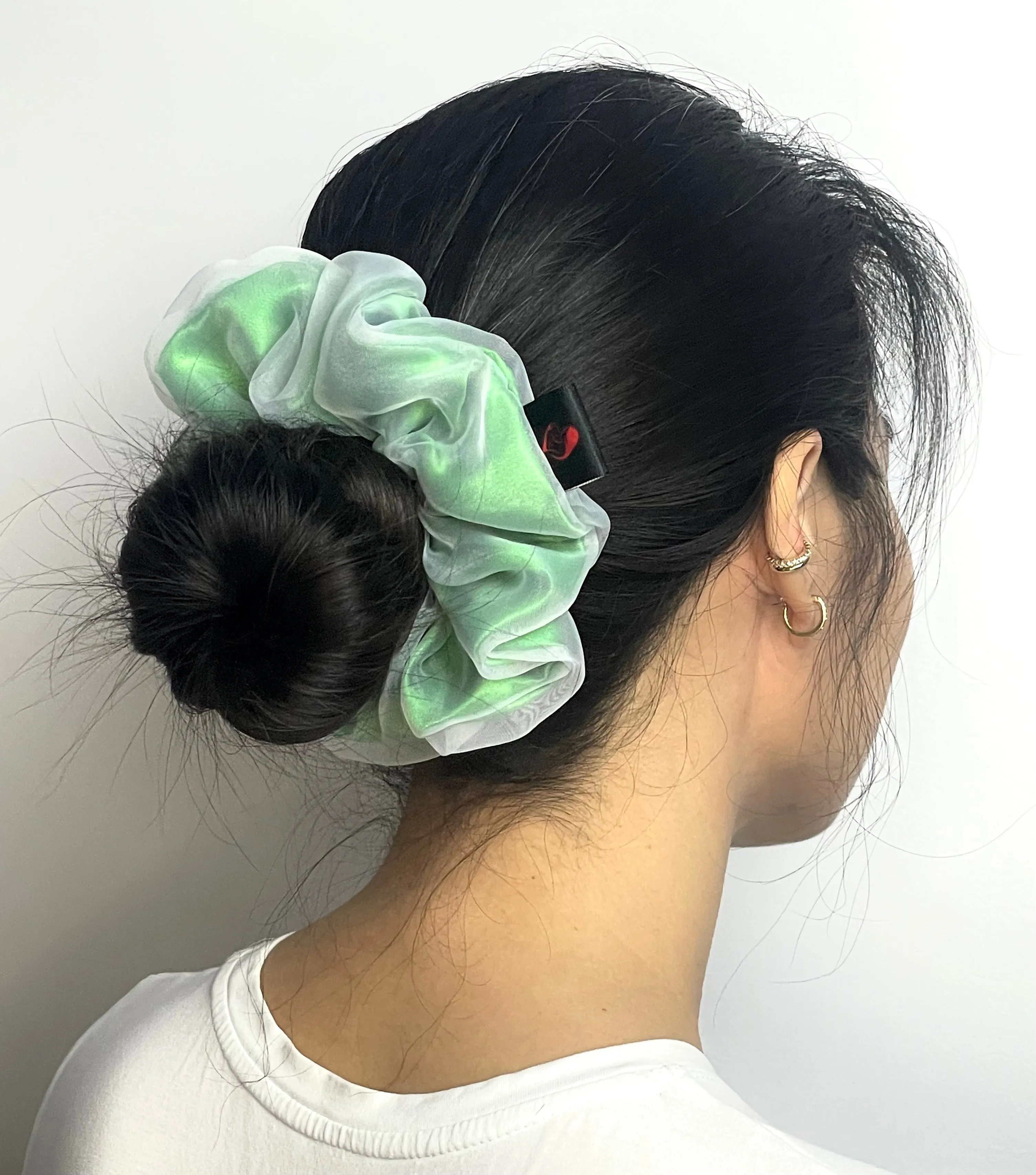 Matte White Organza