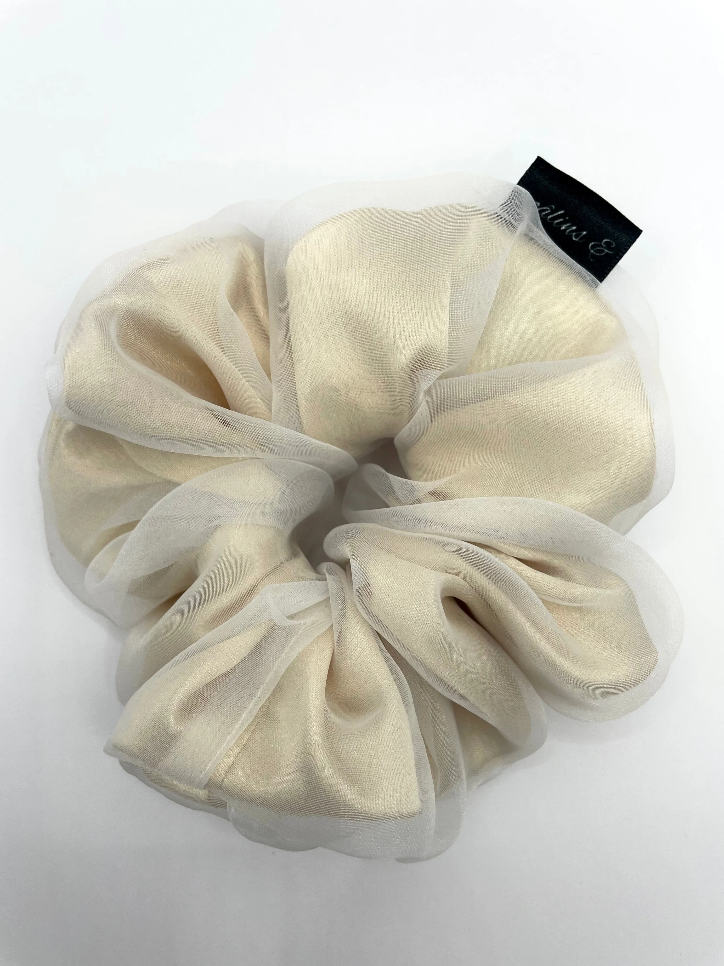 Matte White Organza