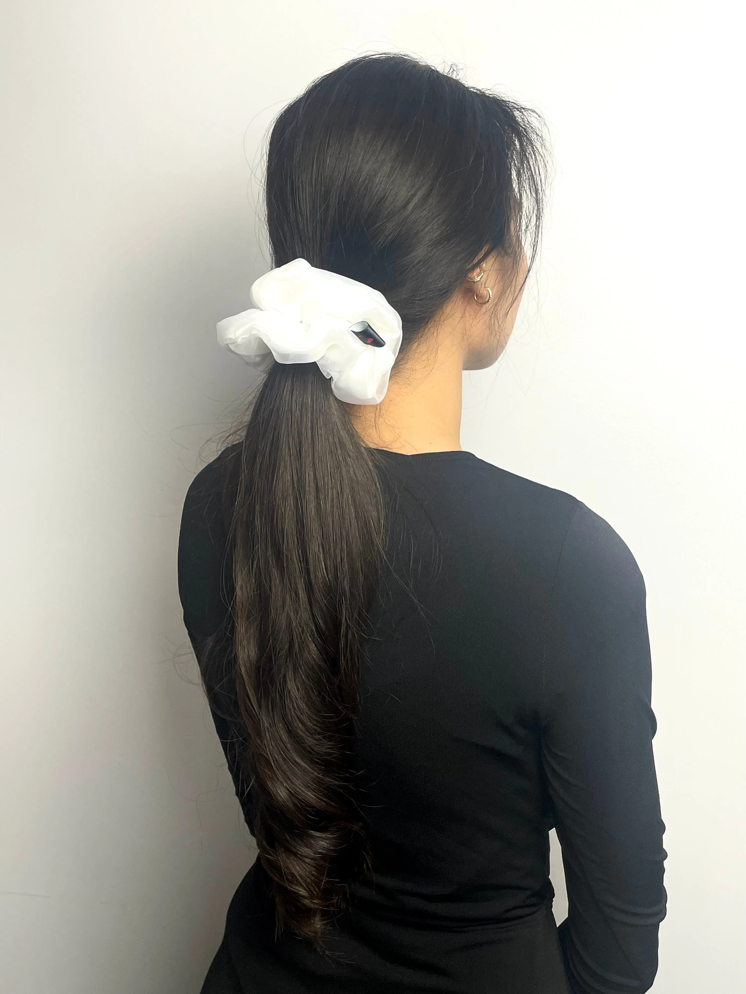 Matte White Organza