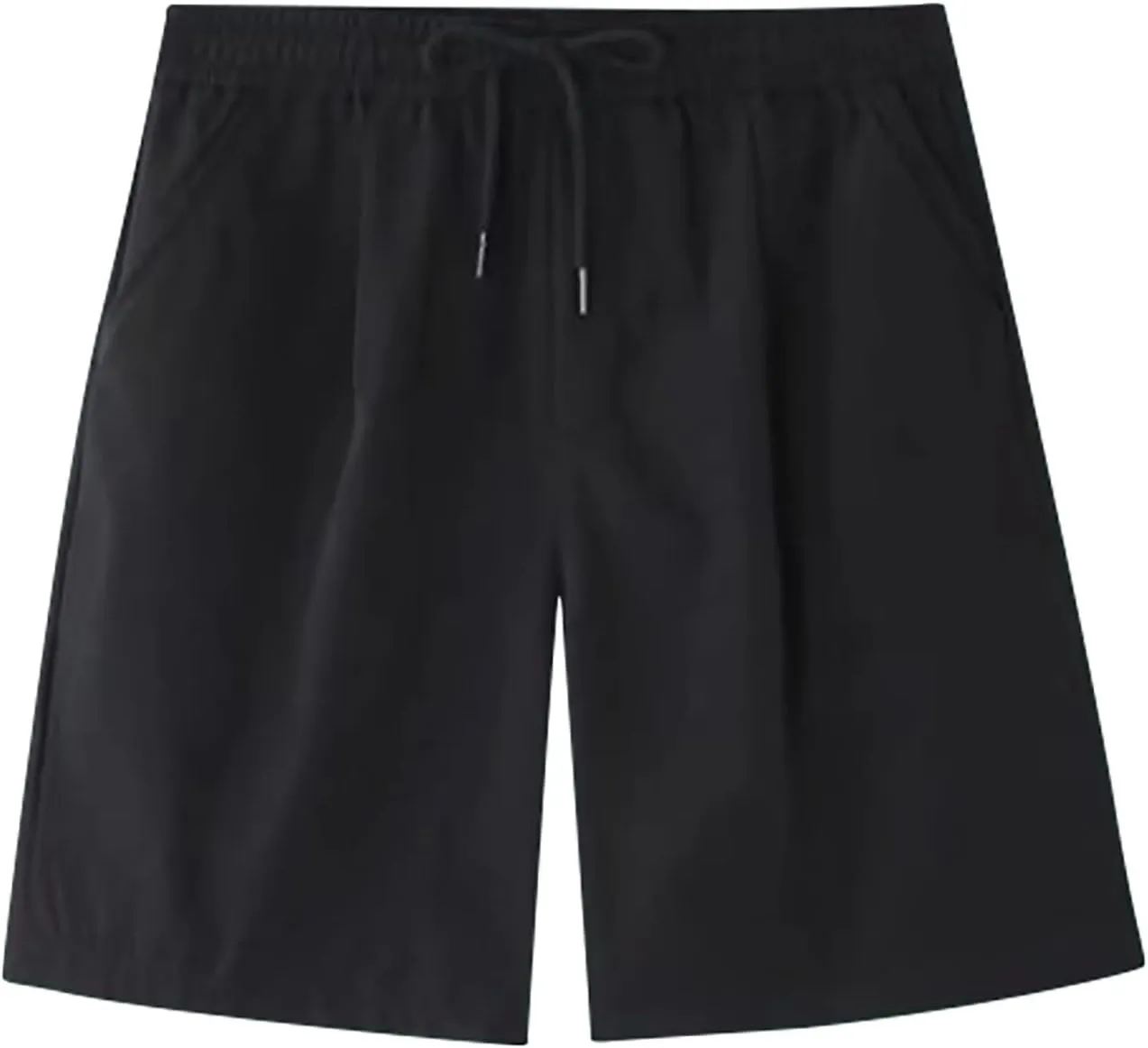 Mens 2024 Casual Shorts Breathable Plus Size Loose Summer Running Short Pants Drawstring Elastic Waisted Beach Vacation Short