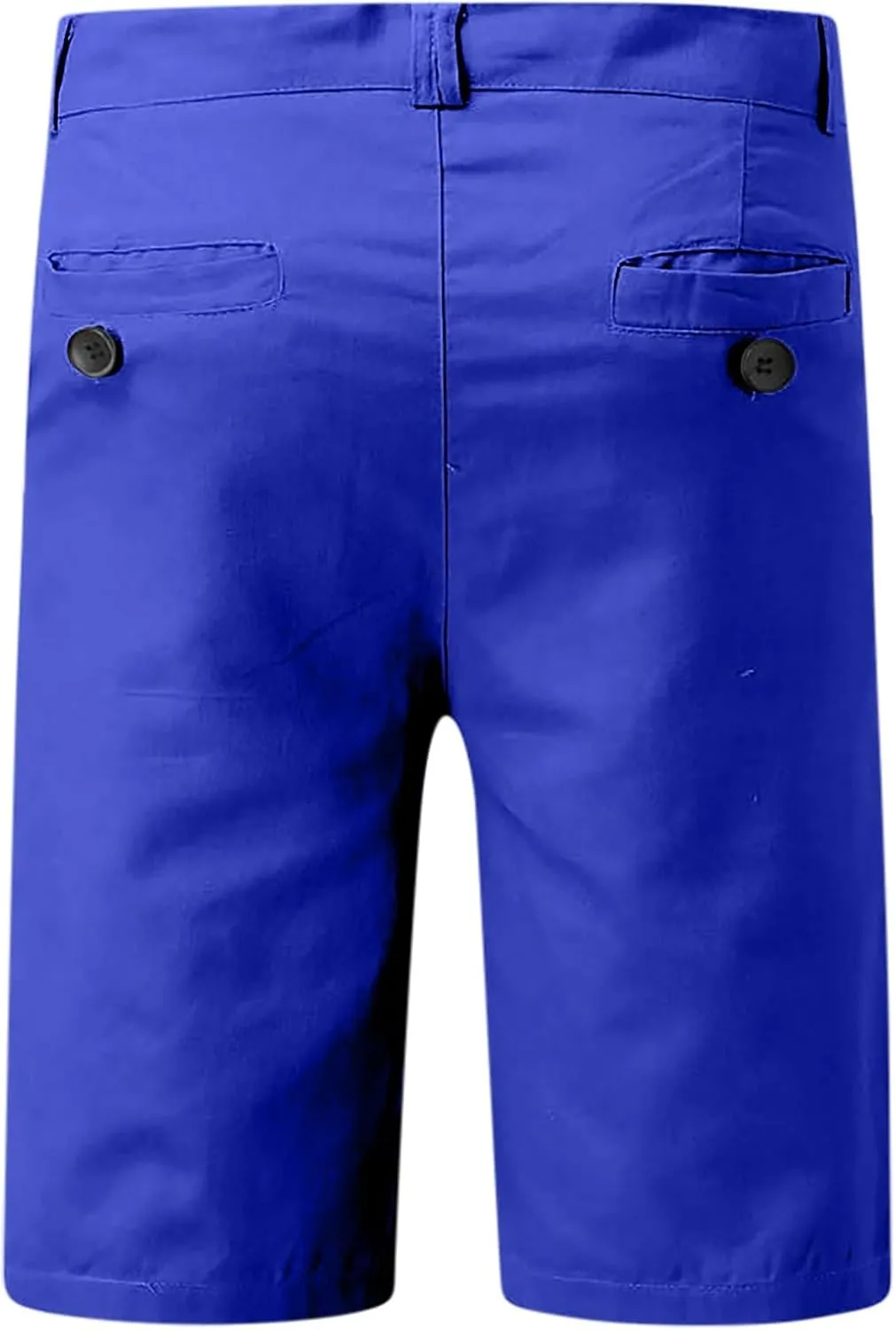 Men's Cargo Shorts Lightweight Solid Flat Front Outdoor Work Shorts Casual Sports Slim Fit Activewear with Pocket