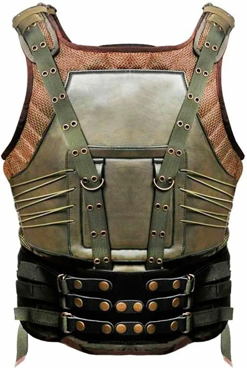 Mens Cosplay Dark Military Bane Knight Costume - Jacket Coat & Vests for Men