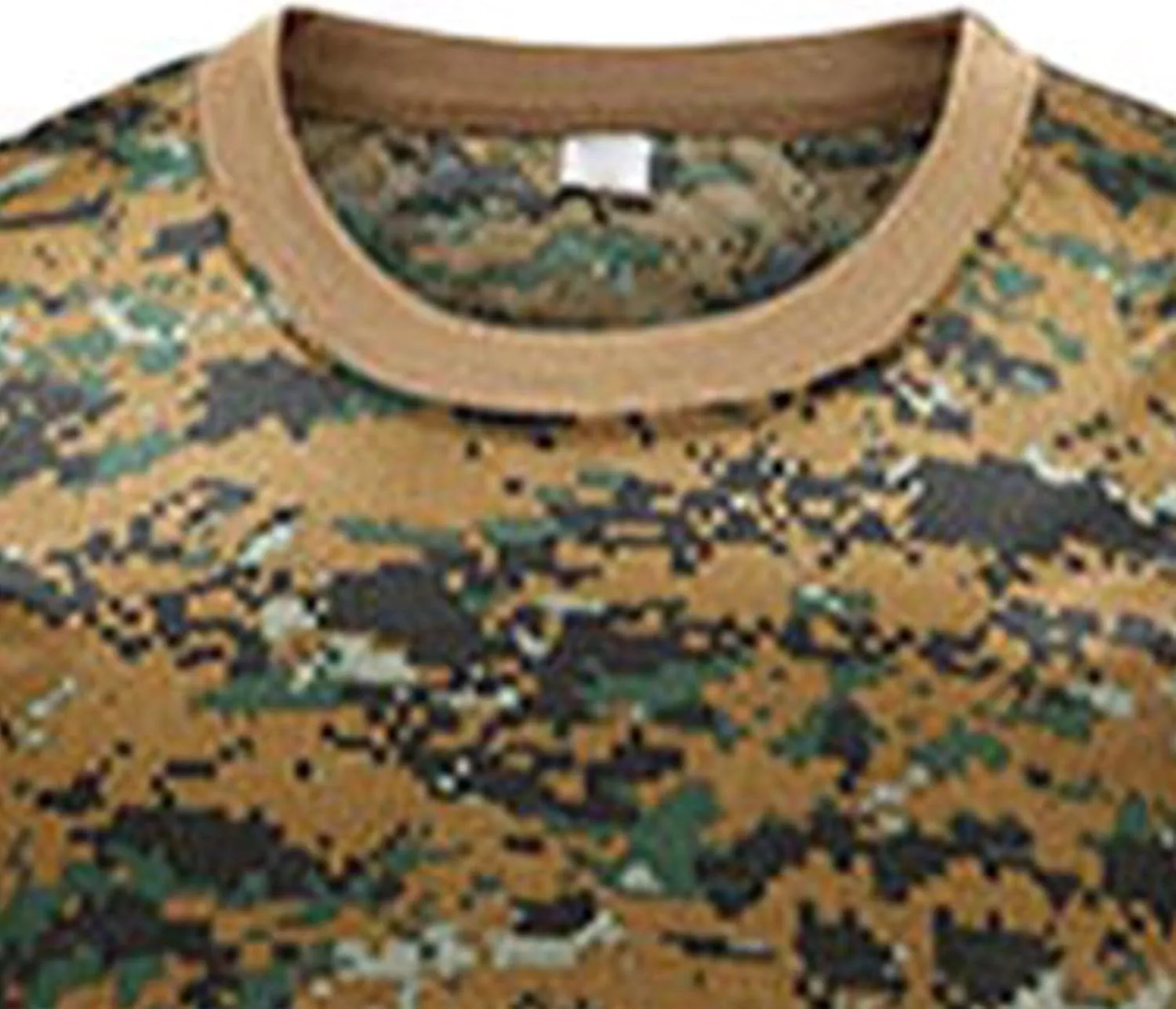 Men's Outdoor Exercise Fitness Quick-Drying Perspiration Training Clothes Short-Sleeved T-Shirt Camouflage Army Combat Tees
