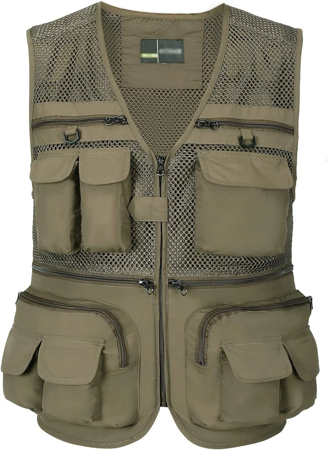 Mens Outdoor Fishing Vest Safari Travel Photography Vests Jacket Multi Pocket