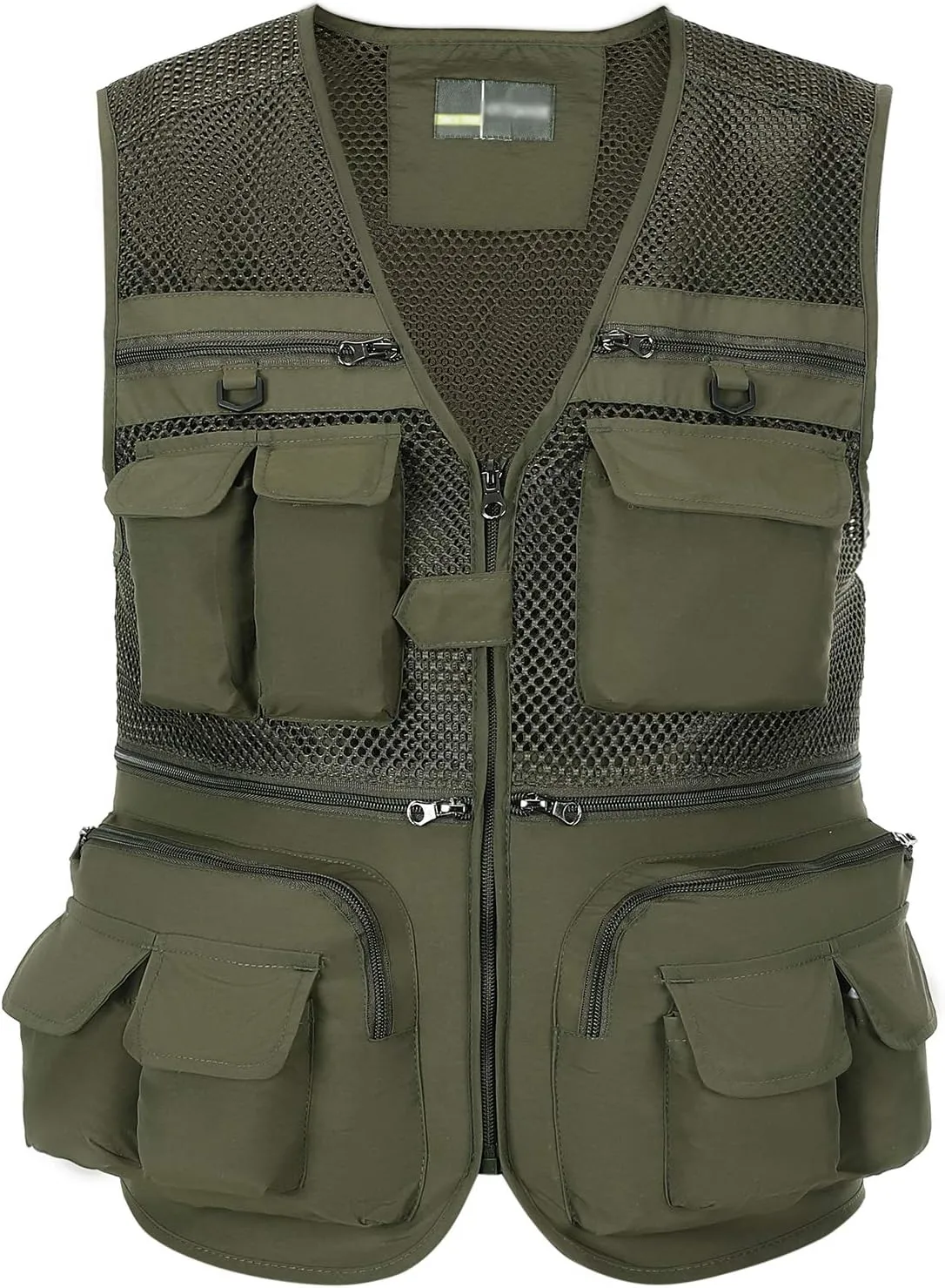 Mens Outdoor Fishing Vest Safari Travel Photography Vests Jacket Multi Pocket