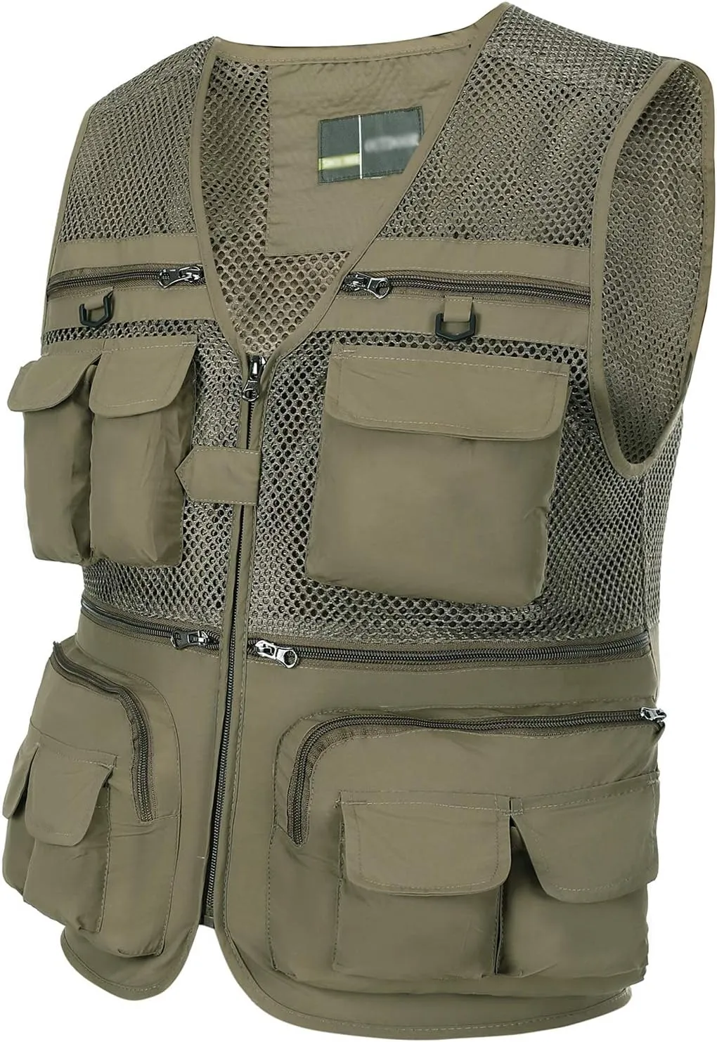 Mens Outdoor Fishing Vest Safari Travel Photography Vests Jacket Multi Pocket