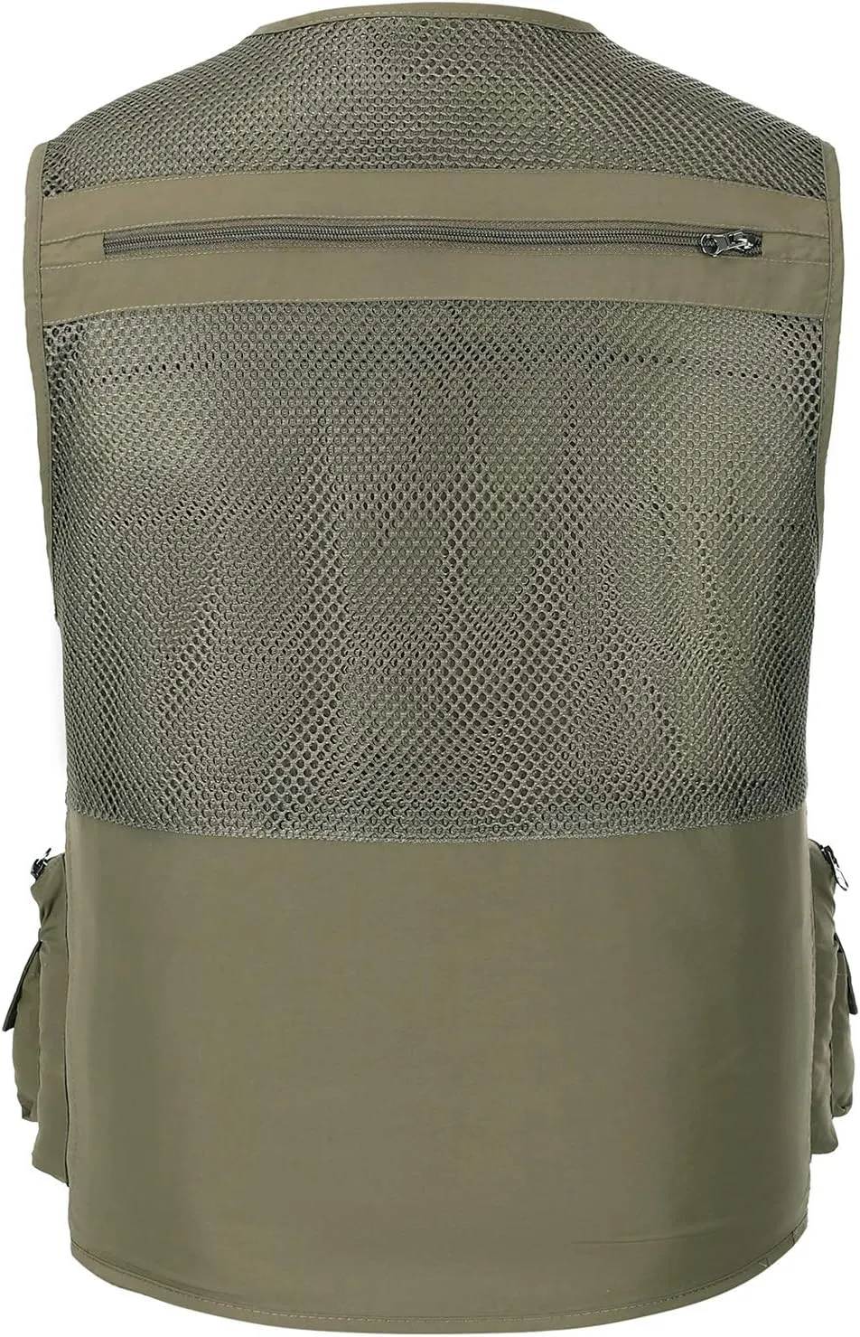 Mens Outdoor Fishing Vest Safari Travel Photography Vests Jacket Multi Pocket