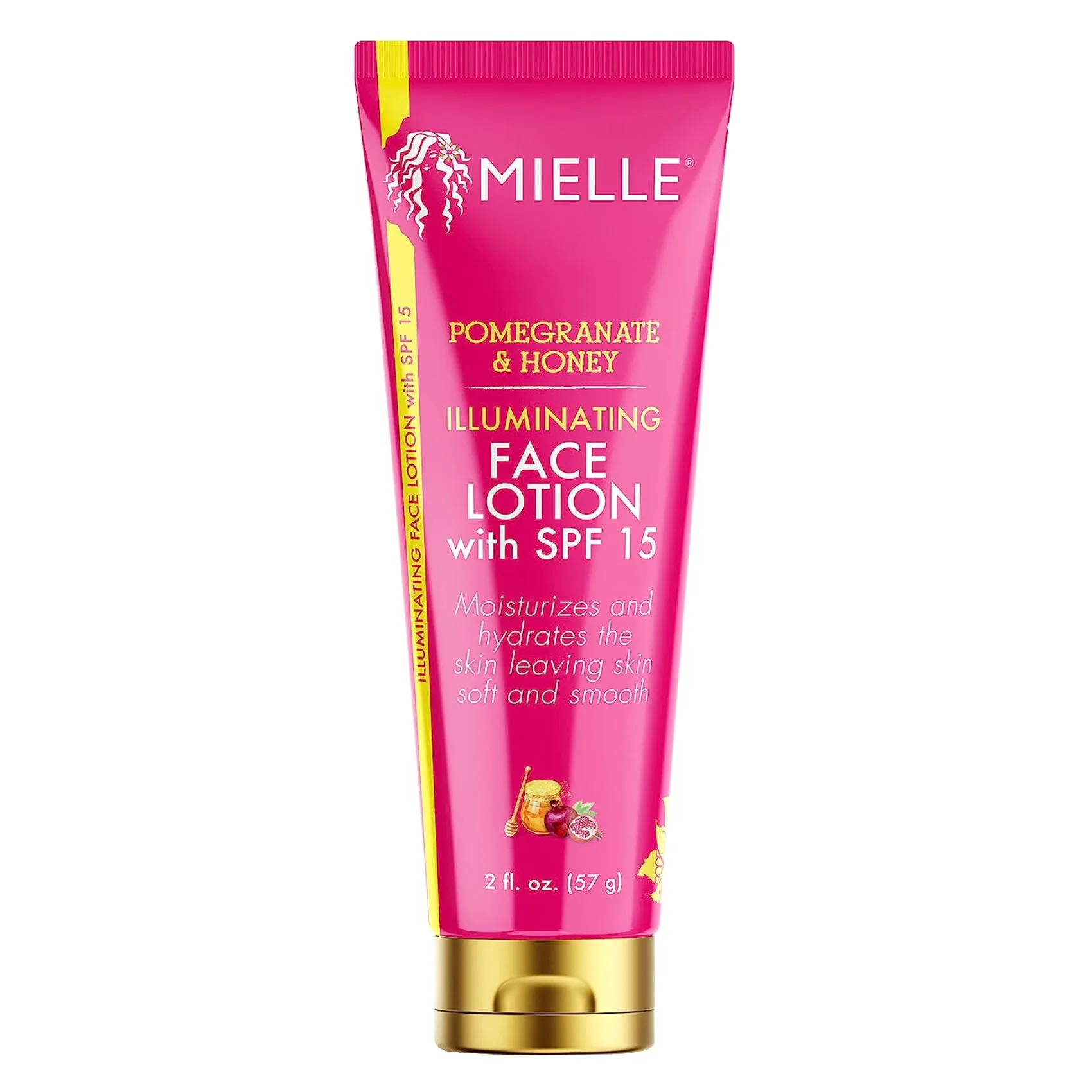 Mielle Organics Pomegranate & Honey illuminating Face Lotion with SPF 15 - 57g