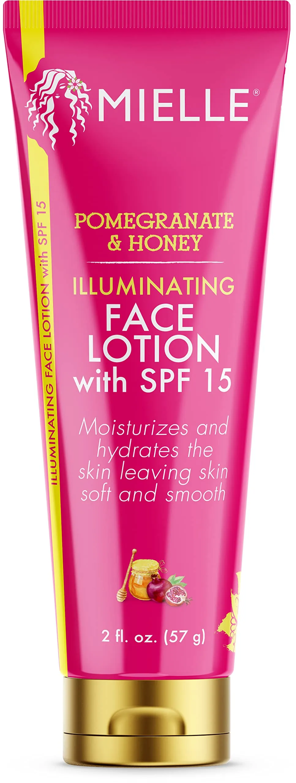 Mielle Organics Pomegranate & Honey illuminating Face Lotion with SPF 15 - 57g