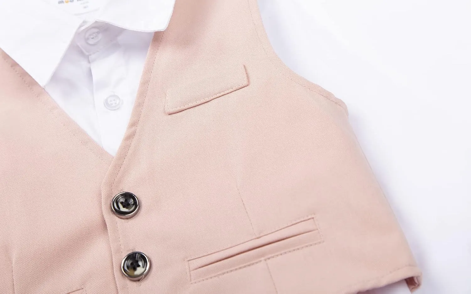 Mud Kingdom Boys Suits for Weddings White Shirts, Vests and Pants Clothes Sets
