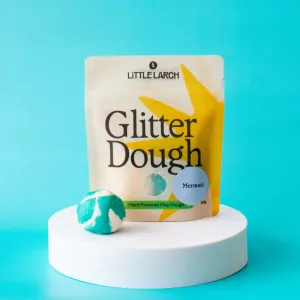 Natural Play Dough- Glitter Mermaid