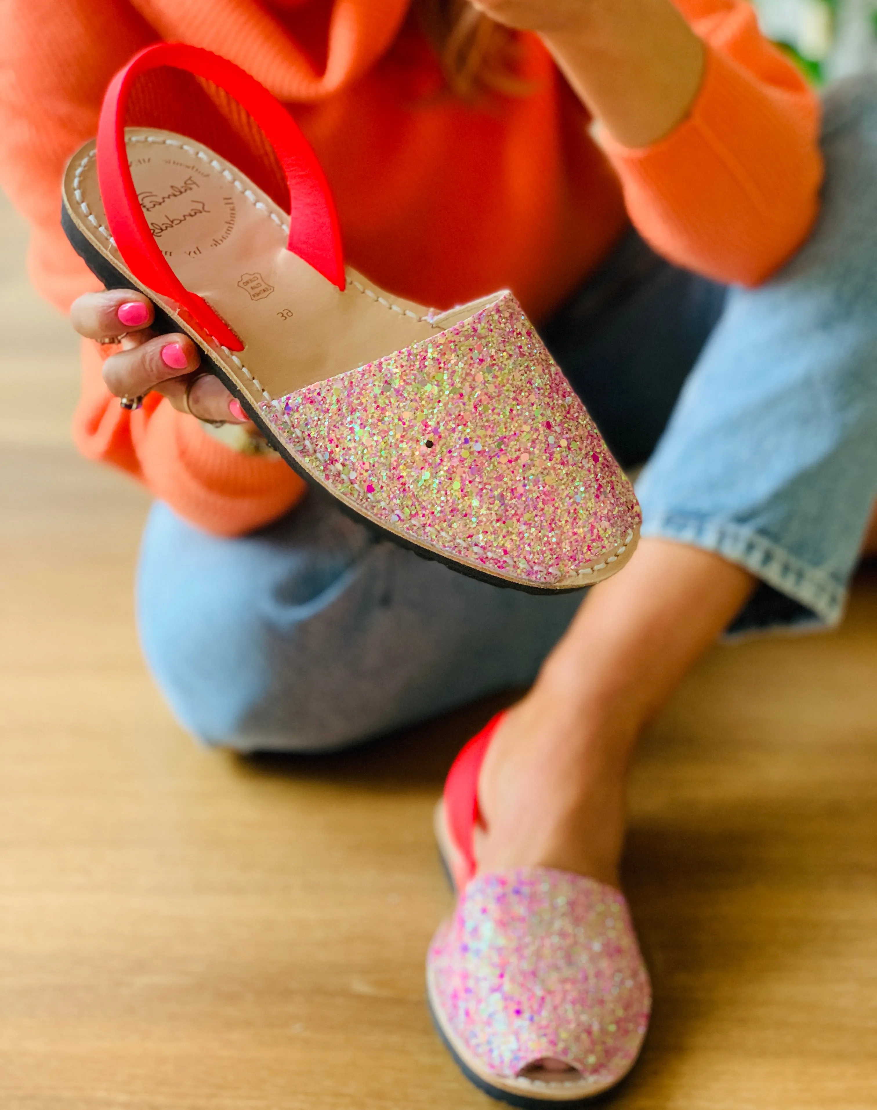 Neon Peach Melba Multi Glitter