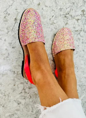 Neon Peach Melba Multi Glitter