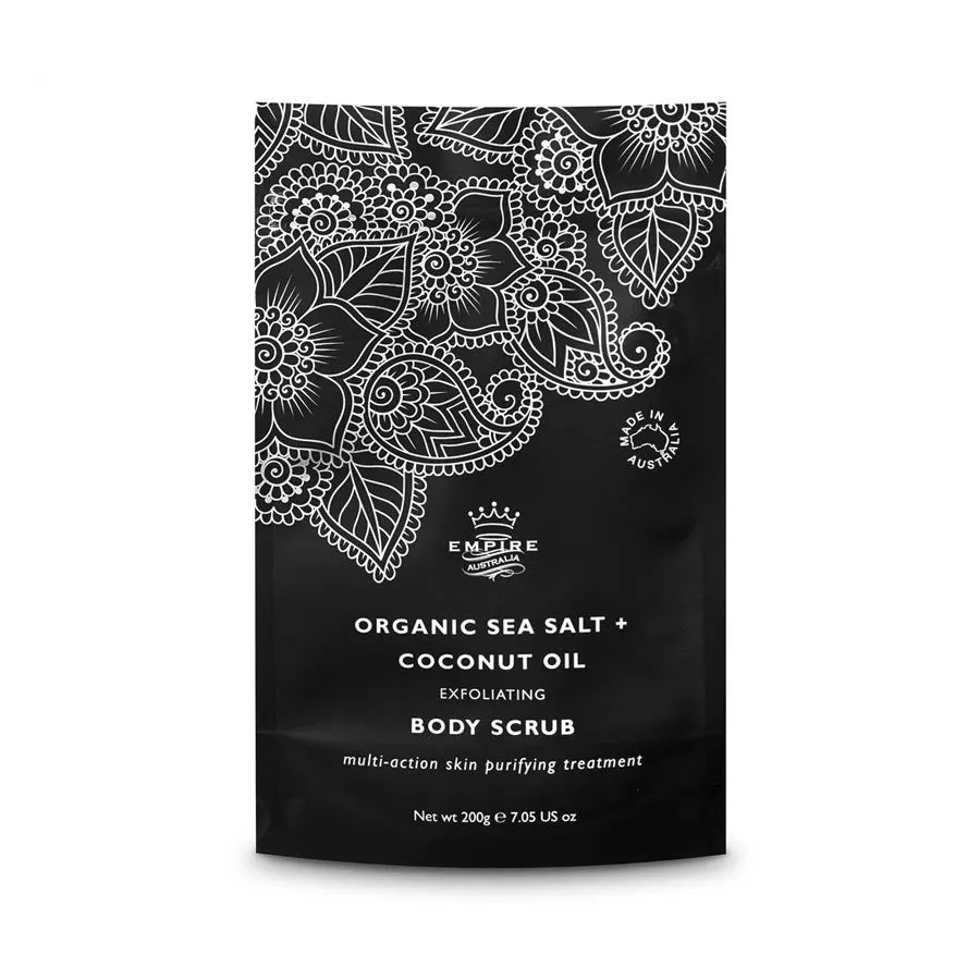 Organic Sea Salt & Coconut Oil Body Scrub (200g)