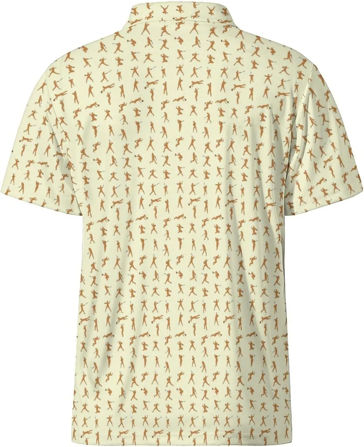 Party Mens Golf Shirt Print Short Sleeve Moisture Wicking Funny Sport Performance Polo Shirts for Men