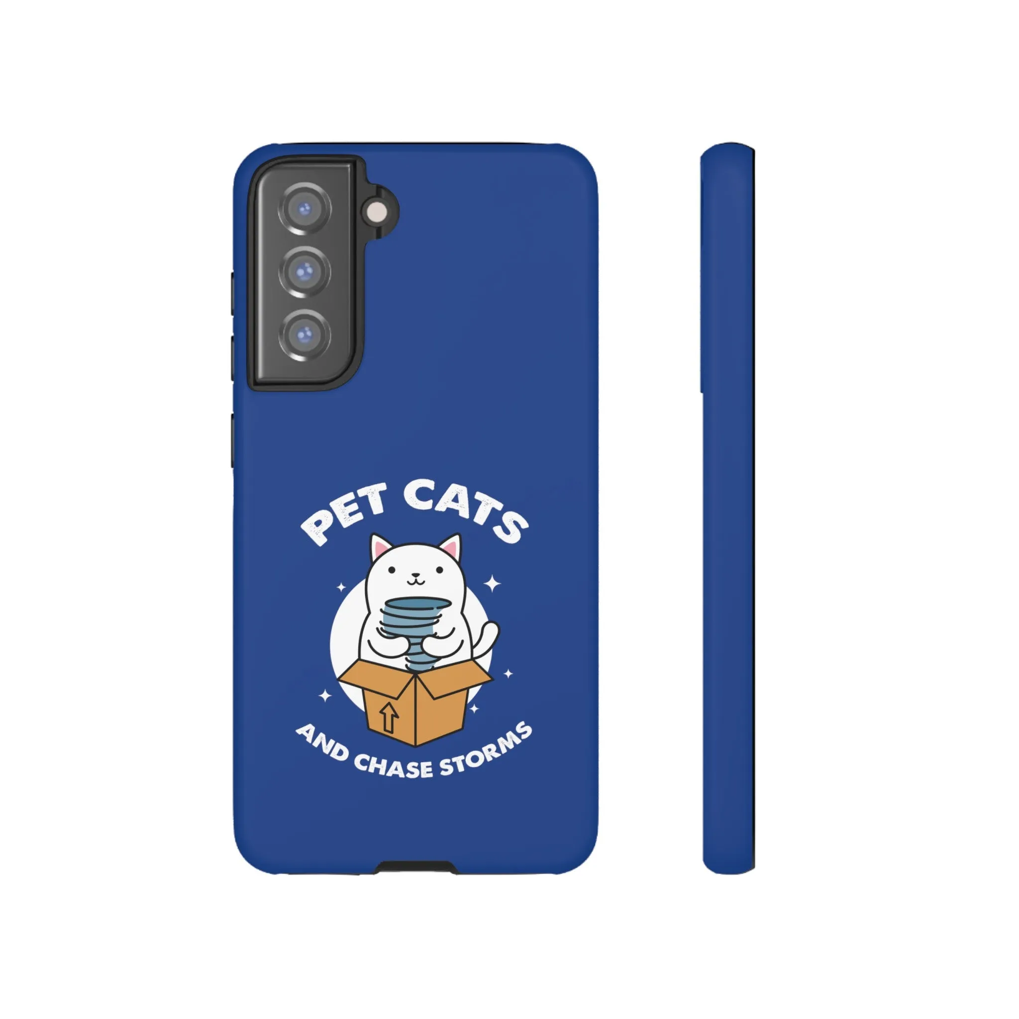 Pet Cats and Chase Storms Tough Phone Case