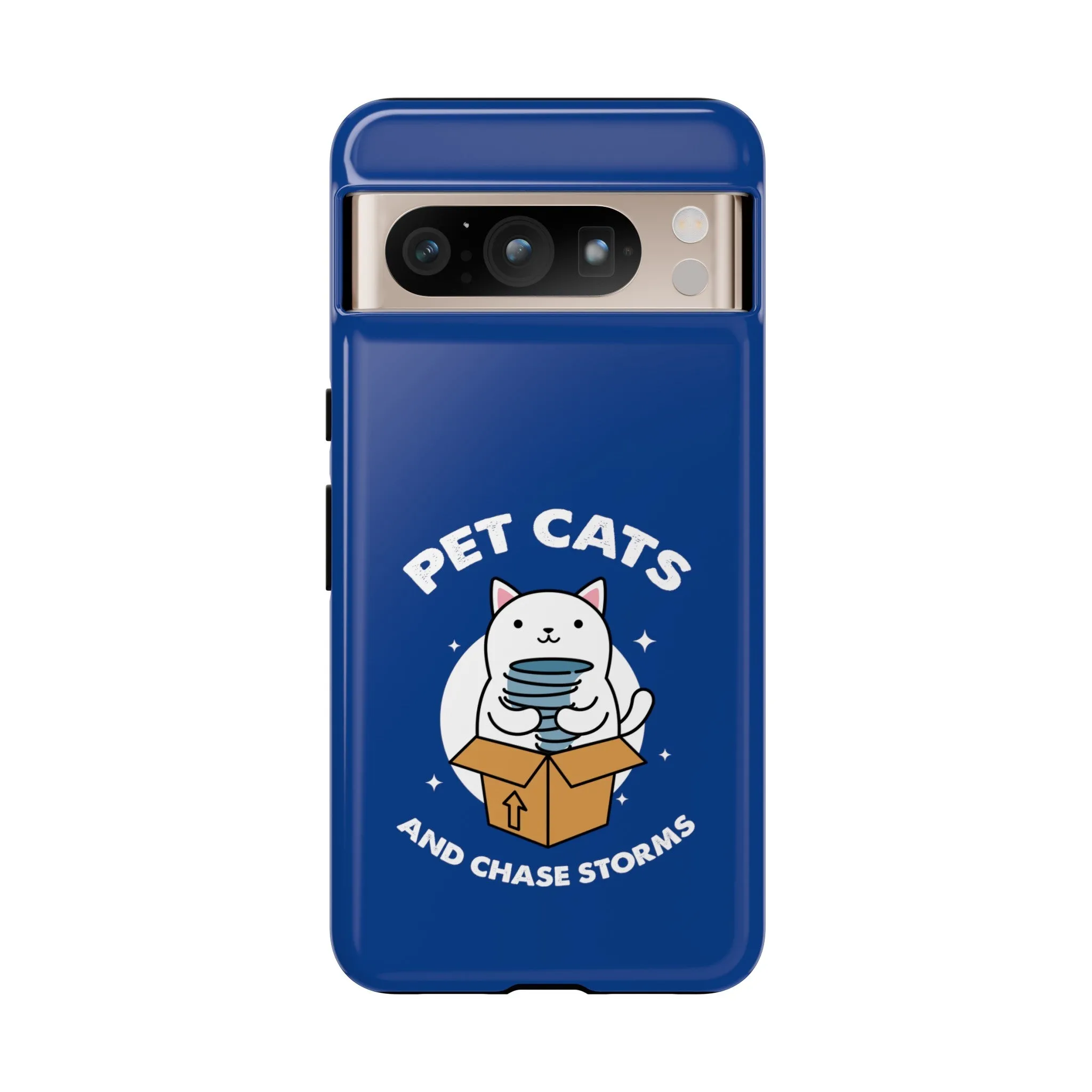 Pet Cats and Chase Storms Tough Phone Case
