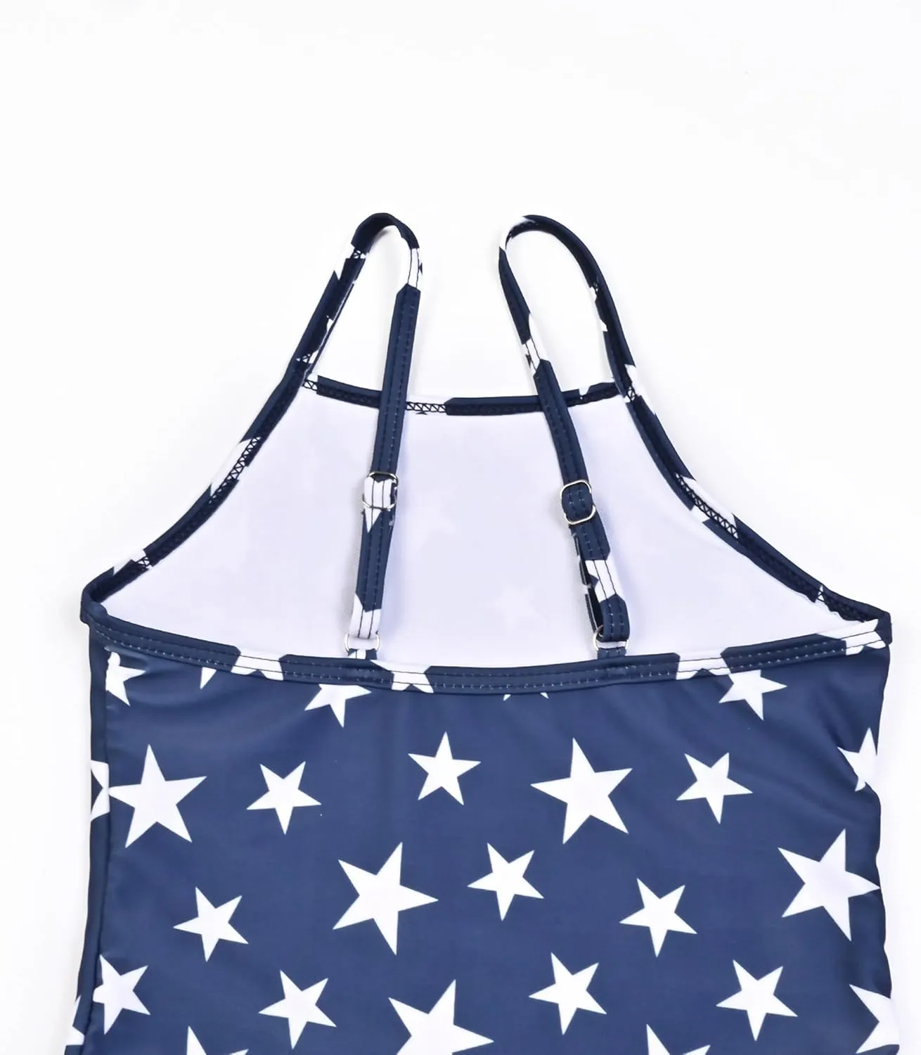 QPANCY One Piece Swimsuits for Girl Ruffle Unicorn Bathing Suits Strap Swimwear
