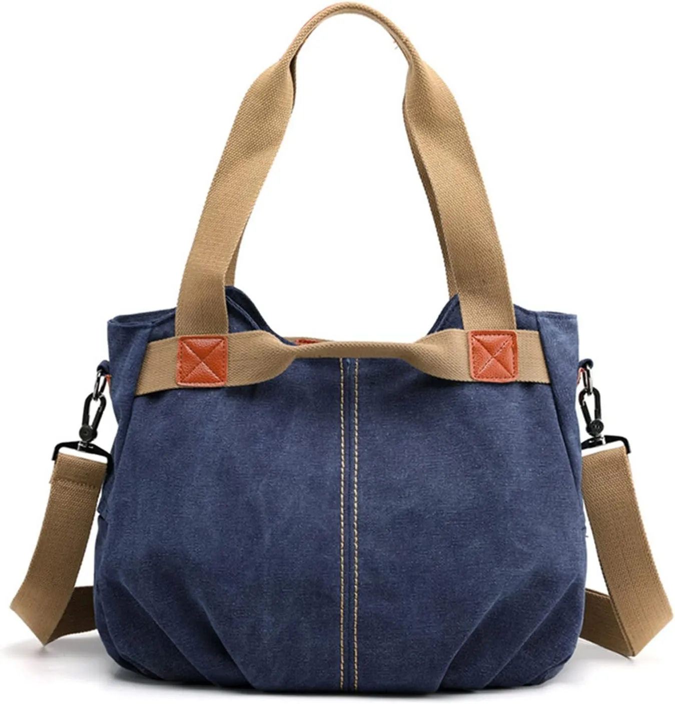 Retro Fashion One Shoulder Crossbody Women's Bag Large Capacity Fashion Handbag Women's Simple Mens (Blue, One Size)