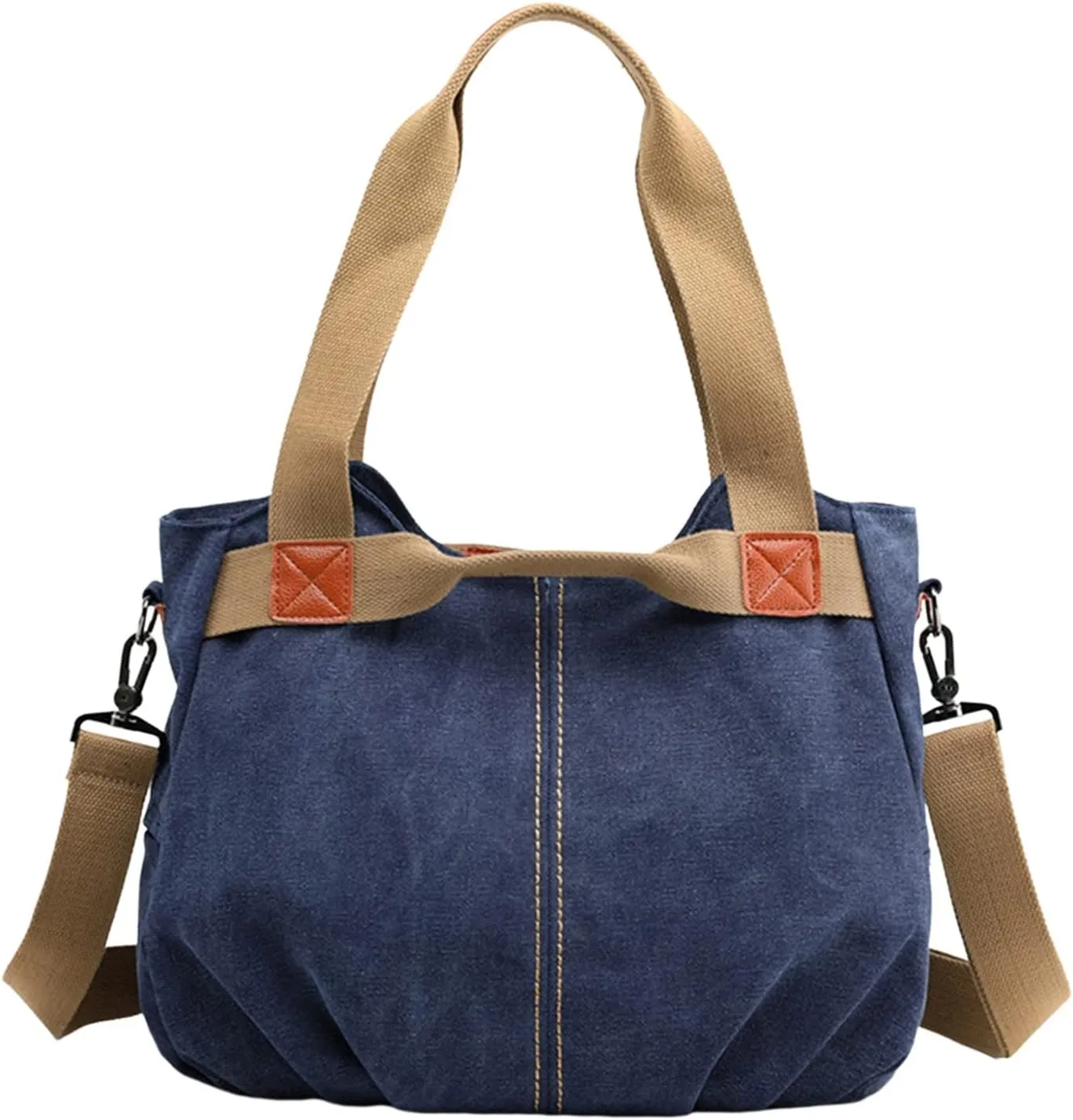 Retro Fashion One Shoulder Crossbody Women's Bag Large Capacity Fashion Handbag Women's Simple Mens (Blue, One Size)
