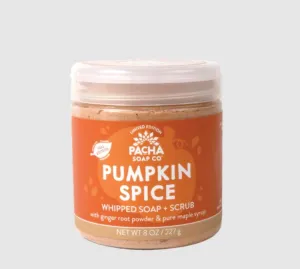 Shower Whip - Whipped Soap & Scrub Exfoliating Pumpkin Spice by Pacha Soap