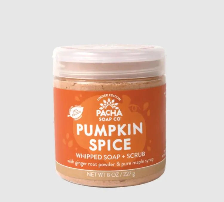 Shower Whip - Whipped Soap & Scrub Exfoliating Pumpkin Spice by Pacha Soap