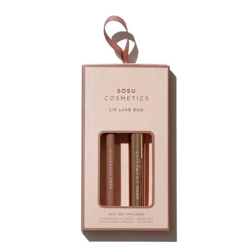 SOSU Cosmetics Lip Luxe Duo Gift Set - Primrose & Naive Nude