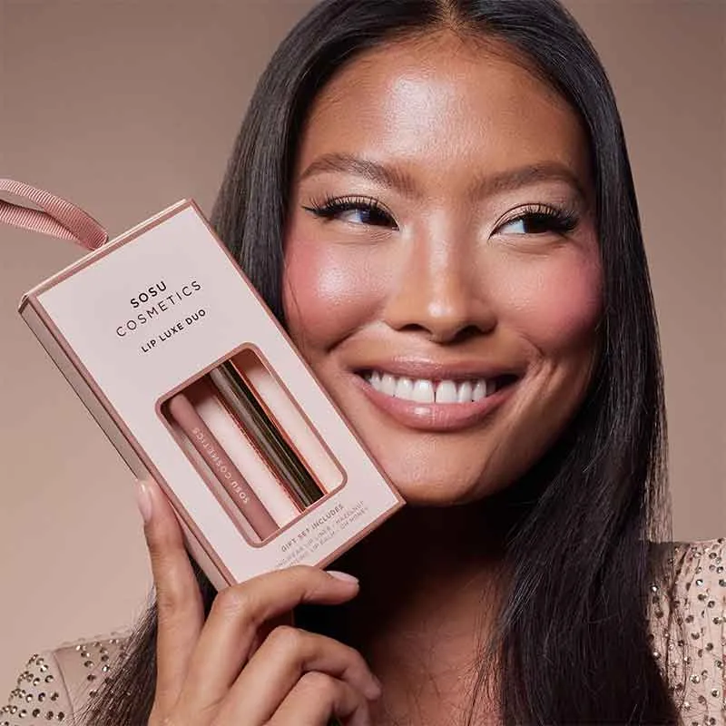 SOSU Cosmetics Lip Luxe Duo Gift Set - Primrose & Naive Nude